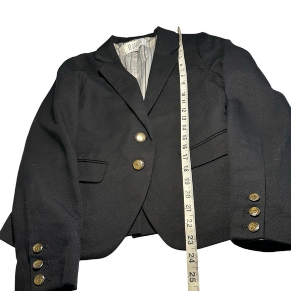 BB Dakota Black 2 Button Front Blazer Sz 6 - Picture 7 of 10